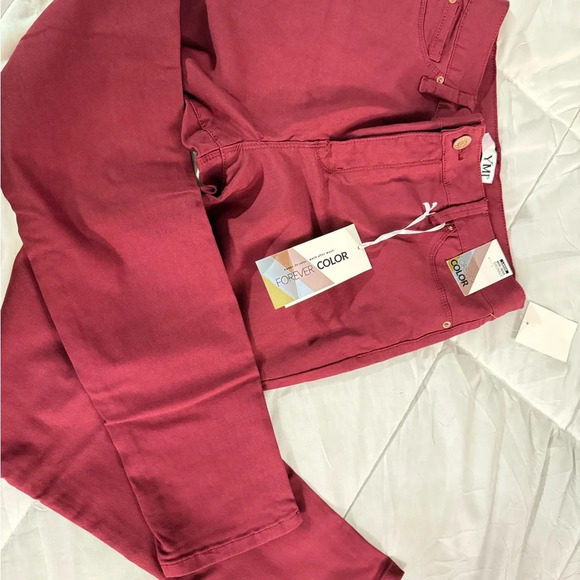 YMI Burgundy Skinny Pants - Picture 6 of 6